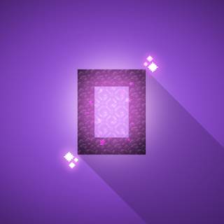 Nether portal wallpaper