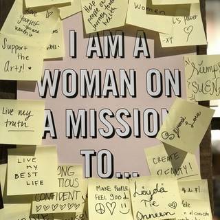 Woman power wallpaper