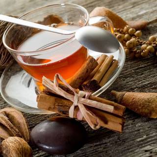 Cinnamon tea wallpaper