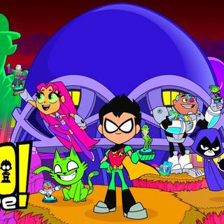 Teen Titans babies wallpaper