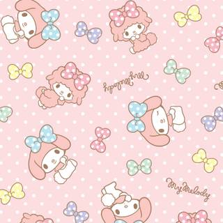 My Melody PC aesthetic wallpaper
