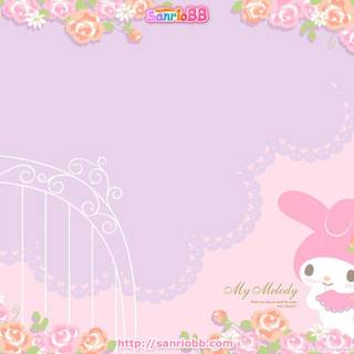 My Melody PC aesthetic wallpaper