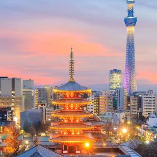 Tokyo skyline wallpaper