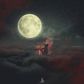 Talking To The Moon wallpaper