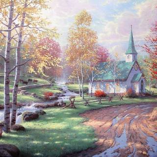 Summer paintings wallpaper