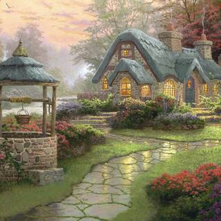 Summer paintings wallpaper