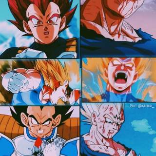 DBZ Vegeta aesthetic wallpaper
