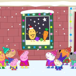 Mr Potato Peppa Pig wallpaper