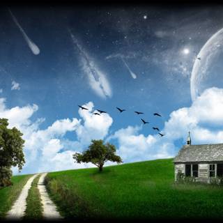 Love scenery wallpaper