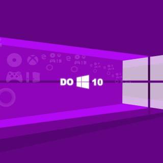 Windows 10 purple wallpaper