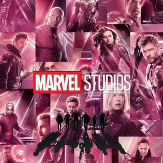 Marvel collage wallpaper