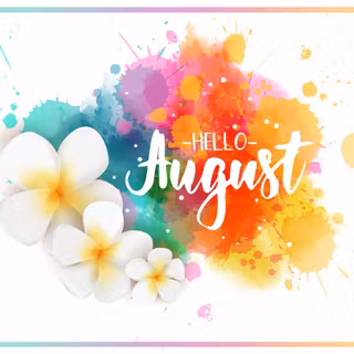 August 2021 calendar wallpaper