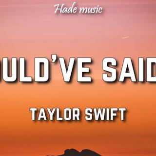 Taylor Swift Should've Said No wallpaper