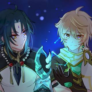 Aether Xiao HD Genshin Impact wallpaper