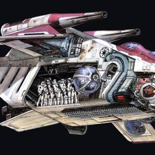 Galactic Republic vehicles wallpaper