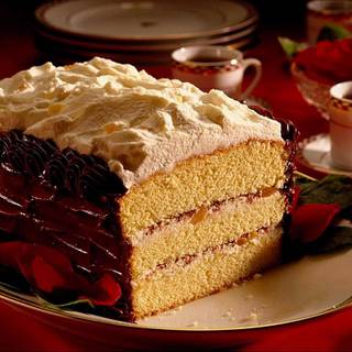 Christmas cake wallpaper