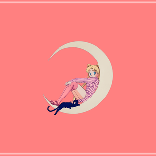 Sailor Moon aesthetic desktop retro wallpaper