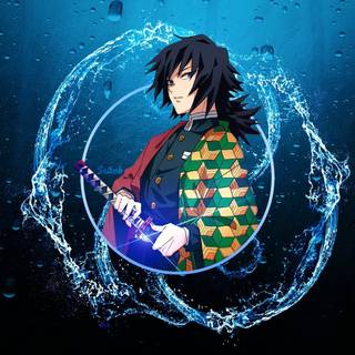 Tomioka Giyu desktop wallpaper