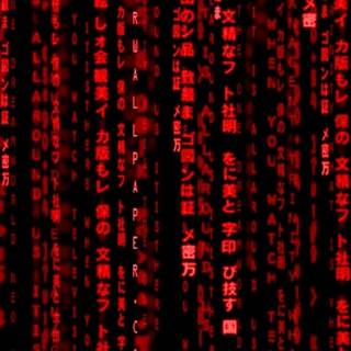 Red Matrix wallpaper