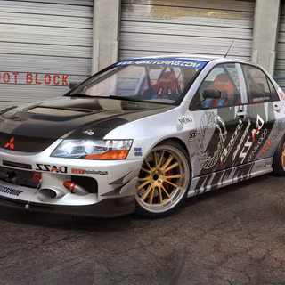 Fast and Furious Mitsubishi Evo wallpaper