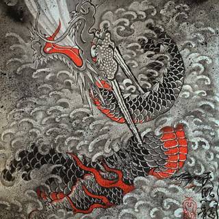 Dragon Irezumi wallpaper