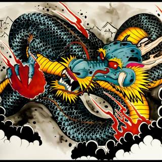 Dragon Irezumi wallpaper