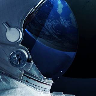 Space helmet wallpaper