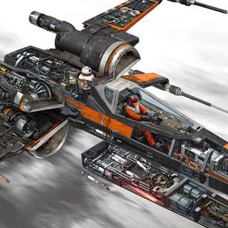 X-Wing Starfighter desktop wallpaper