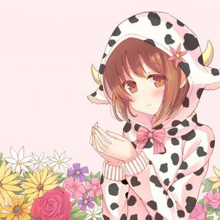 Laptop girls anime wallpaper