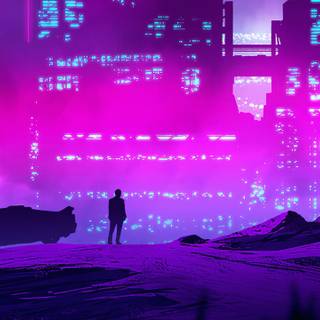 Purple desktop 4k wallpaper