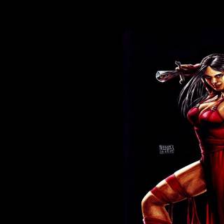 Daredevil and Elektra desktop wallpaper