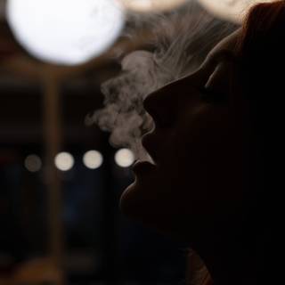 Smoker girl wallpaper