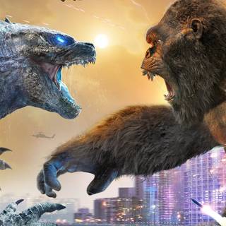 King Kong vs Godzilla iPhone wallpaper