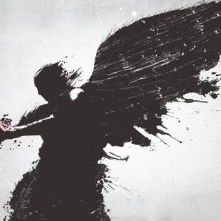 Man with wings wallpaper
