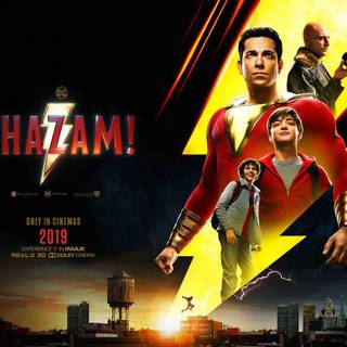Shazam film desktop wallpaper