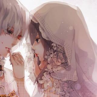 Kaneki x Touka wallpaper