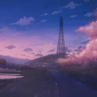 iPhone 4K anime landscape wallpaper