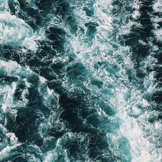 Aesthetic blue ocean wallpaper