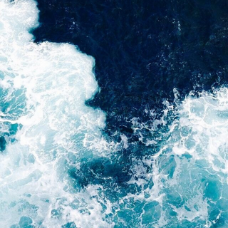 Aesthetic blue ocean wallpaper
