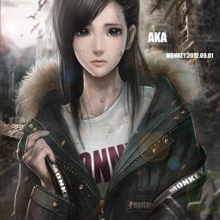 Anime girl jackets wallpaper