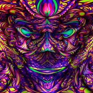 Trippy girl wallpaper