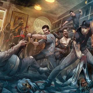 Martial arts fight wallpaper