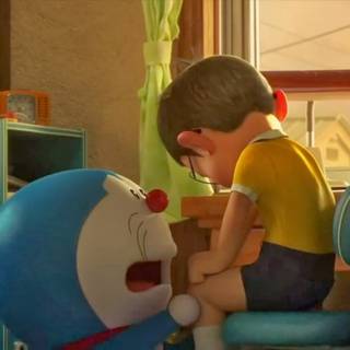 Sad Doraemon wallpaper