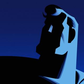 Superhero silhouette wallpaper