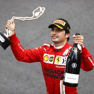 F1 2021 Carlos Sainz Ferrari wallpaper