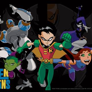 Justice League vs. Teen Titans wallpaper