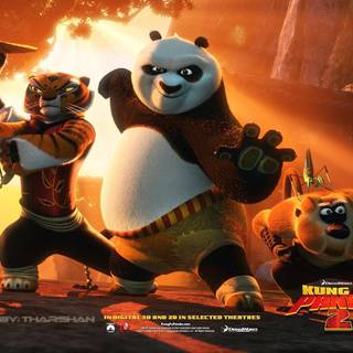 Kung Fu Panda 3D wallpaper