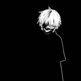 Cool black anime wallpaper