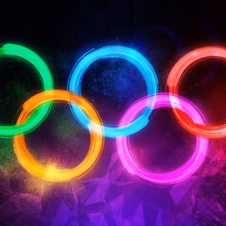 Olympic logo wallpaper