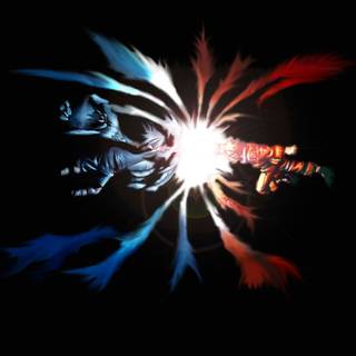 Rasengan vs Chidori wallpaper